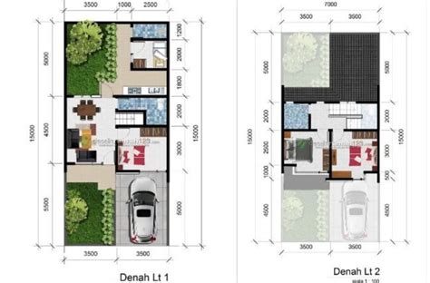Desain rumah modern konsep minimalis sangat cocok untuk jadi hunian impianmu. Desain Rumah Minimalis 7 x 15 M2 Dua Lantai - Desain Rumah ...