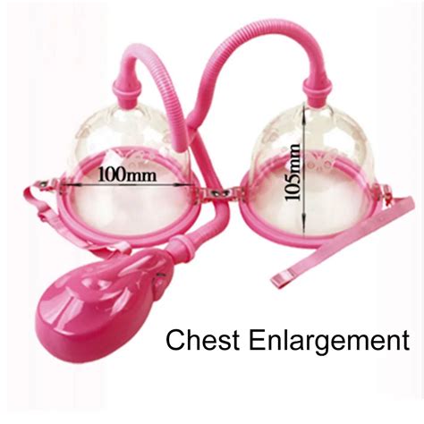 Brand Electric Vacuum Breast Chest Massager Pump Enlarge With Twin Cups Breast Massager Let Your