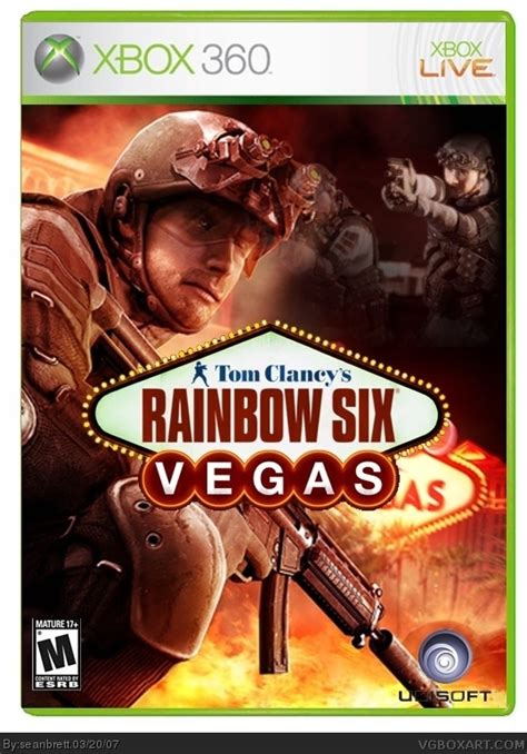 Tom Clancys Rainbow Six Vegas Xbox 360 Box Art Cover By Seanbrett