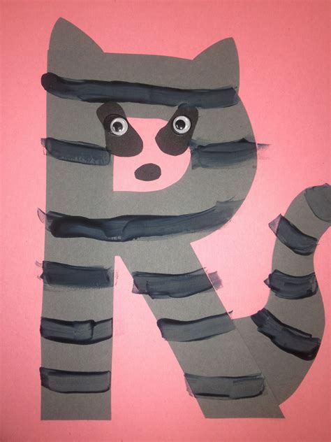 R Is For Raccoon More Letter R Activities Alphabet Crafts Preschool