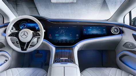 Heres The Electric Mercedes Benz Eqs Sedans Screen Centric Interior