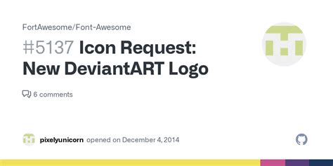 Icon Request New Deviantart Logo · Issue 5137 · Fortawesomefont