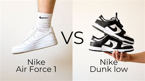 Nike Air Force 1 Vs Panda Dunk Low Which Sneaker Reigns Supreme Youtube