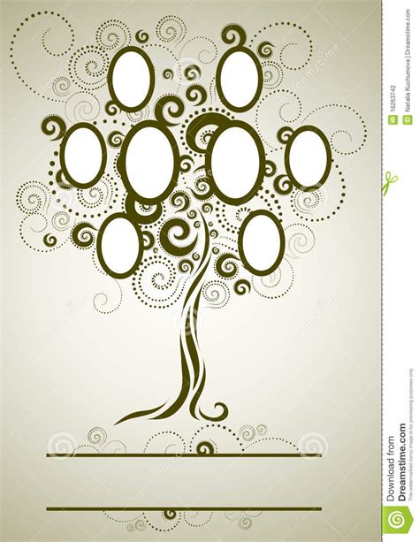 401 family tree templates you can download and print for free. Vector Family Tree Design With Frames Stock Vector ...