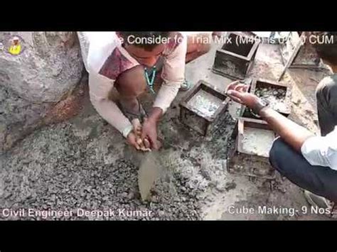 Trial Mix Design of M40 Concrete on Site | Live From Site | Walk