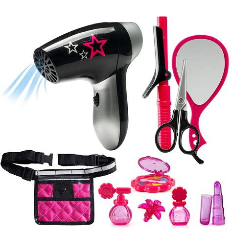 beauty stylist set complete play pretend hair salon station t for girls 650270951214 ebay