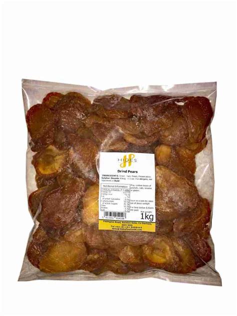 Bulk Dried Pears 1kg Hides Fine Foods