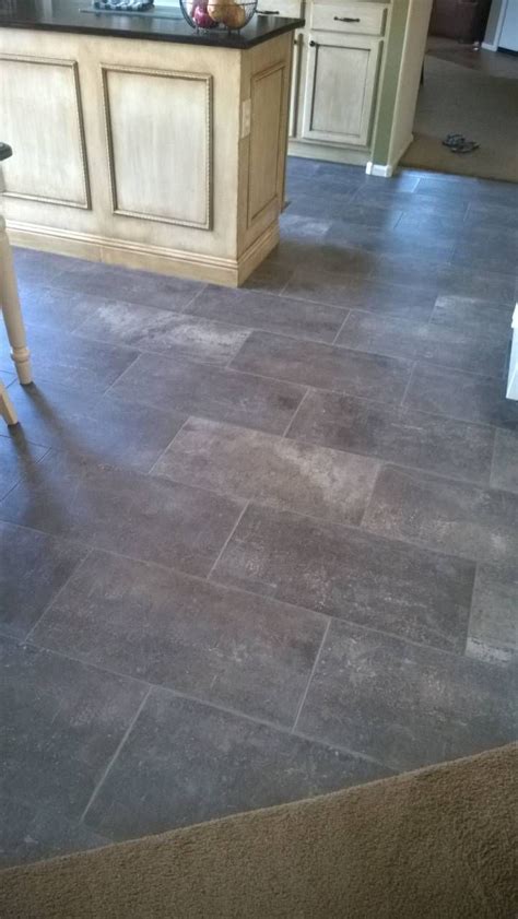 Peel and stick floor tile home depot. Traffic Master Vinyl peel & stick floor tiles with Fusion ...