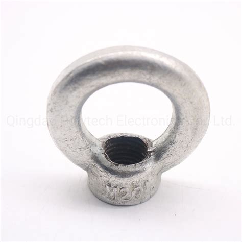 High Quality Galvanized Steel Oval Eye Nut Of Link Fitting China Oval