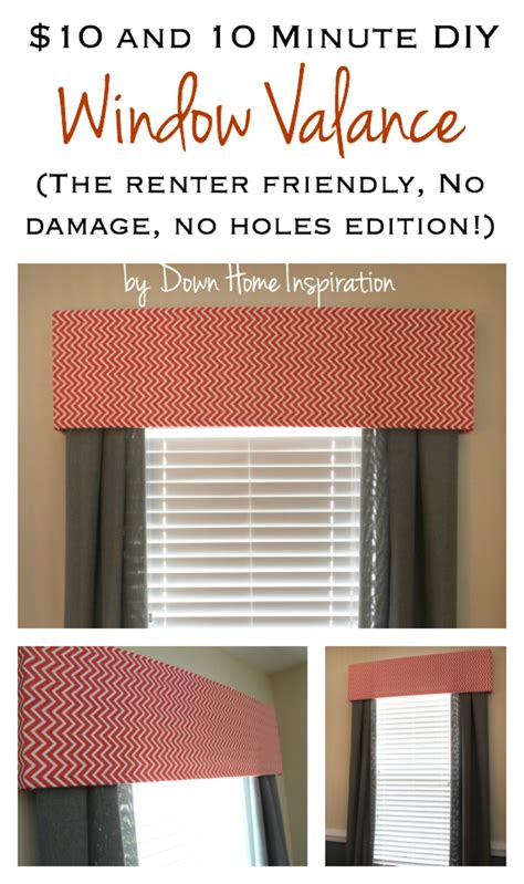Diy Fabric Covered Valance Box Window Valance Made From Foam Boards