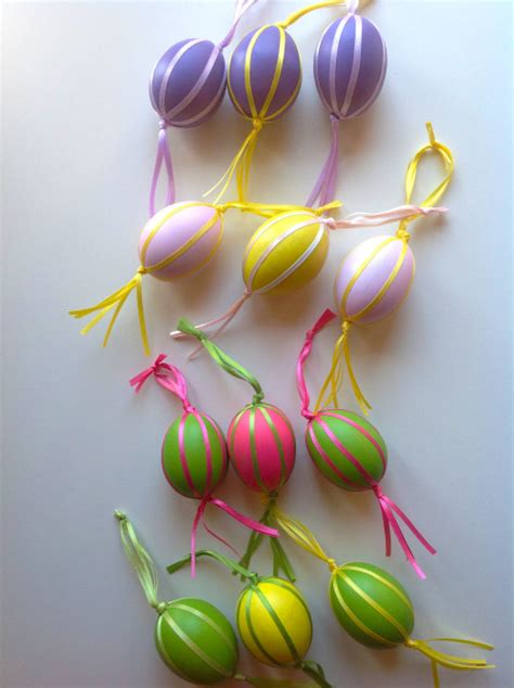 Colorful Easter Eggs With A Tassel Once Again My Dear Irene