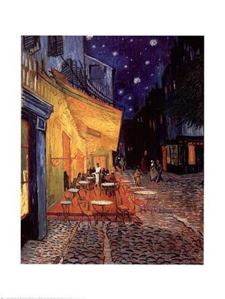 The Cafe Terrace On The Place Du Forum Arles At Night C Fine