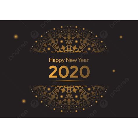 Background Selamat Tahun Baru 2020 Desain Latar Belakang Template Mewah