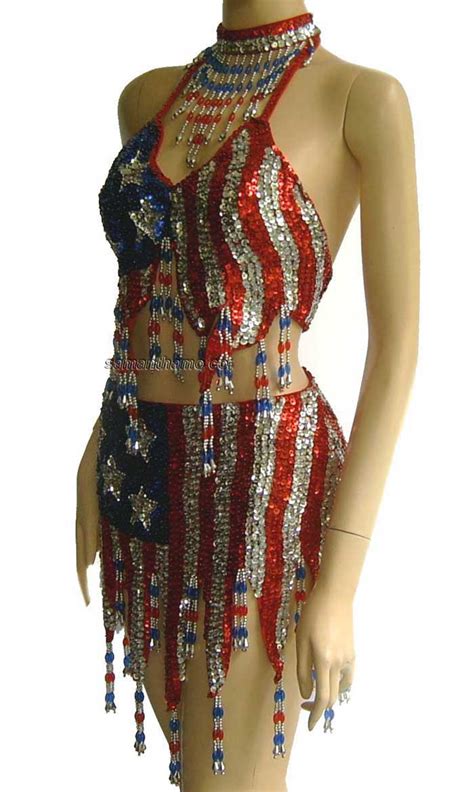 Sdw407 Tailor Made Sequin Usa Flag Dance Dress 19999 Michael Jackson Celebrity Fashion