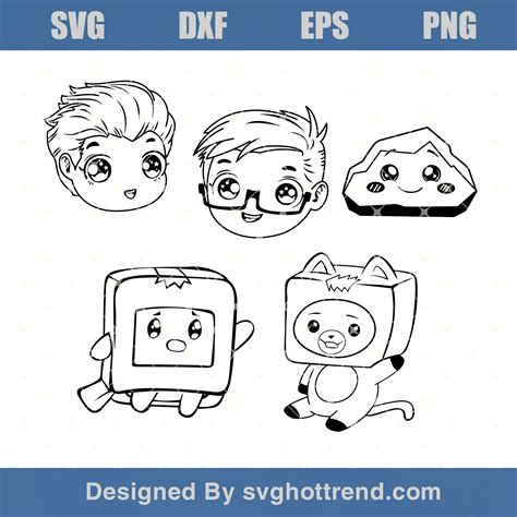 LankyBox SVG, Cute SVG, Kids SVG, Cartoon SVG - svghottrend.com