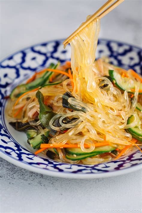 Thankfully, they're also incredibly easy to cook and naturally healthy. Harusame Salad (Japanese Glass Noodle Salad) | Recipe | Glass noodle salad, Easy japanese ...