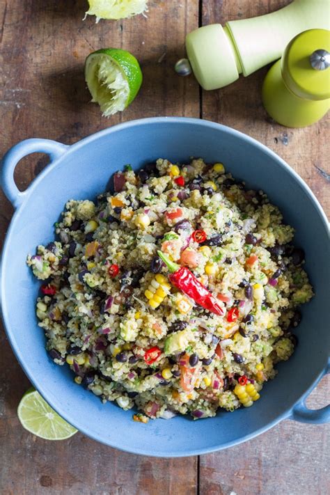 Mexican Quinoa Salad Green Healthy Cooking