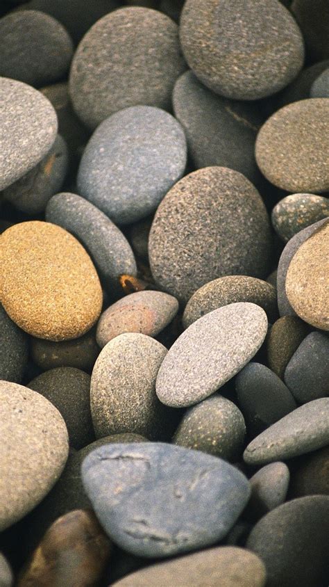 Minimalistic Nature Pebbles Iphone Wallpaper Stone Wallpaper