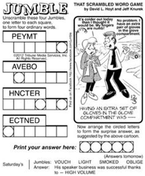 Create your own double puzzles with our free double puzzle generator. free printable jumble puzzles - Bing images | Jumble Puzzles | Pinterest | Jumble puzzle