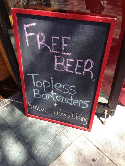 32 Funny Chalkboard Signs From Bars That Will Totally Get You Inside