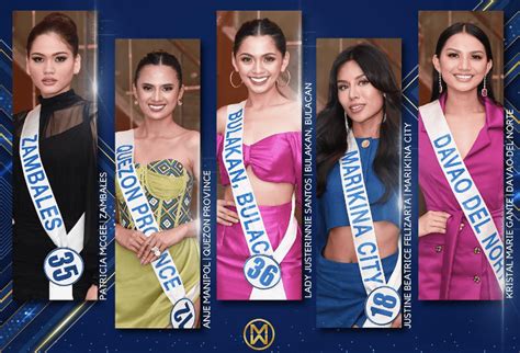 Miss World Ph 2022 Names Top 10 Finalists In Beauty With A Purpose