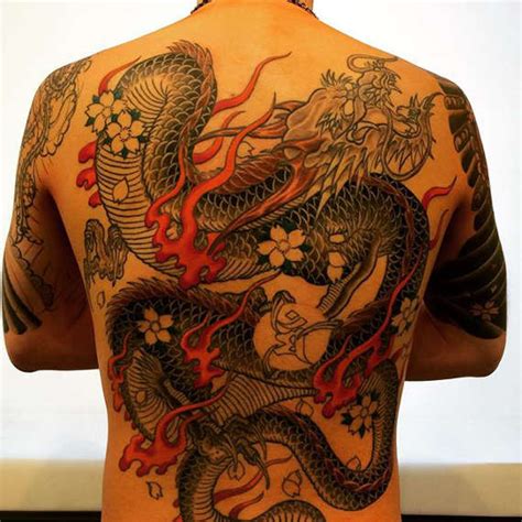 40 Dragon Back Tattoos With Meanings