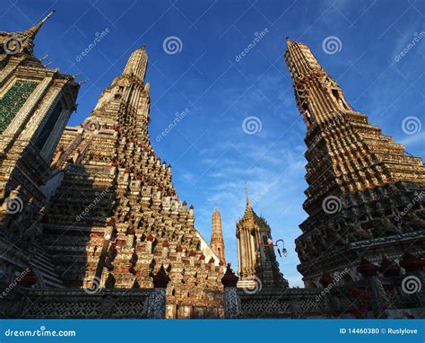 Wat Arun Pagoda In Bangkok Thailand Stock Photo Image Of Arun River