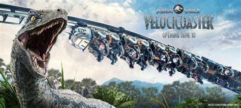 Jurassic World Velocicoaster Is Now Open At Universal Orlando