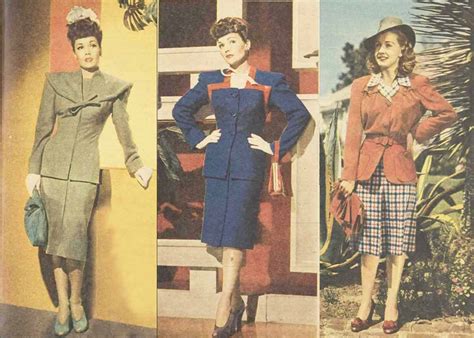 1940s Fashion History 1940 1950 Costume History Utility Clothing To