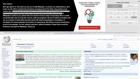 Wikipedia Fundraising Drive Should You Donate Money To The Wikipedia