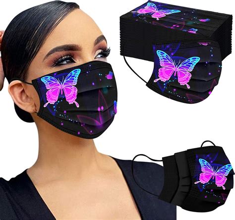 Butterfly Disposable Face Mask For Women Adults Butterfly Cute Designs