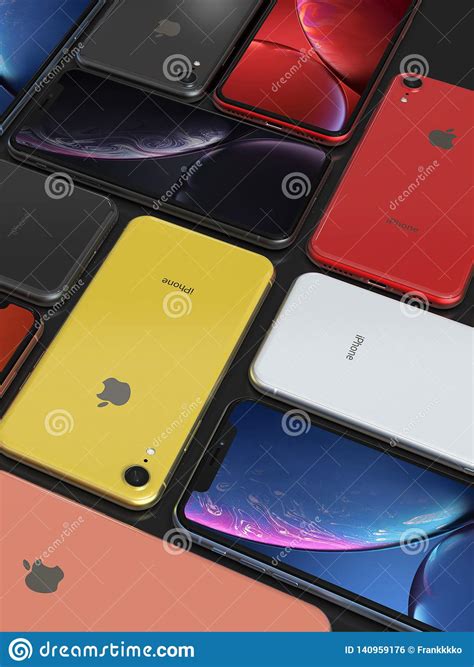 Apple Iphone Xr All Colours Mosaic Arrangement Original Wallpaper