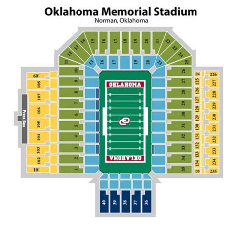 Ou Stadium Seating Chart With Rows