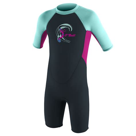 Oneill Toddlers Reactor 2 2mm Girls Shorty Wetsuit 2023 Wetsuit Centre
