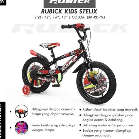 Jual Sepeda Bmx Anak Rubick Kids Stelix Sepeda Anak Laki Laki 121618