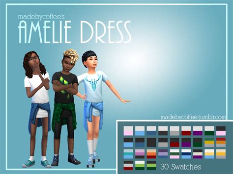 The Sims Resource Amelie Dress Amelie Maxis Match Sims