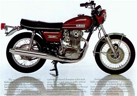 1973 Yamaha Xs 650 Tx 650