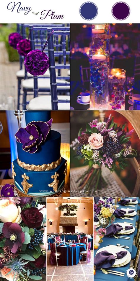 Top 8 Striking Navy Blue Wedding Color Palettes For 2019