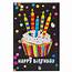 Cupcake Sprinkles Musical Birthday Card  Greeting Cards Hallmark