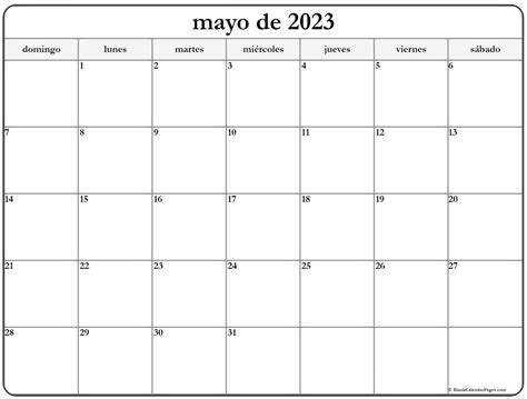 Plantilla Calendario Mayo Para Imprimir Pdf Aria Art My Xxx Hot Girl