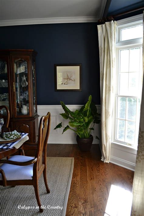 Find curated images that will help you create the ultimate dining room. Navy Dining Room Reveal - One Room Challenge | Dining room ...