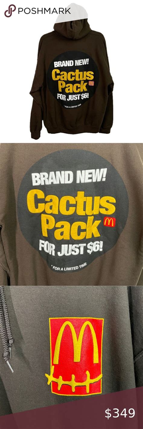 Cactus Jack By Travis Scott X Mcdonalds Brown Cactus Pack Sticker