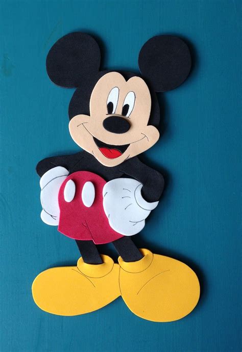 Eva Sob Medida Artesanato E Moldes Decoração Festa Mickey