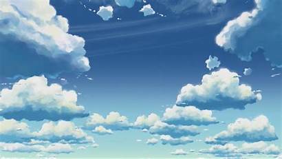 Clouds Sky Wallpapers Anime Cloudy Backgrounds Wallpaperaccess