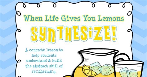a Class*y Collaboration: Synthesis- When Life Gives You Lemons....