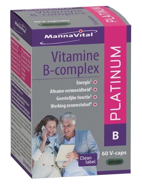 Vitamine B Complex 60caps Mannavital Sol Et Vita