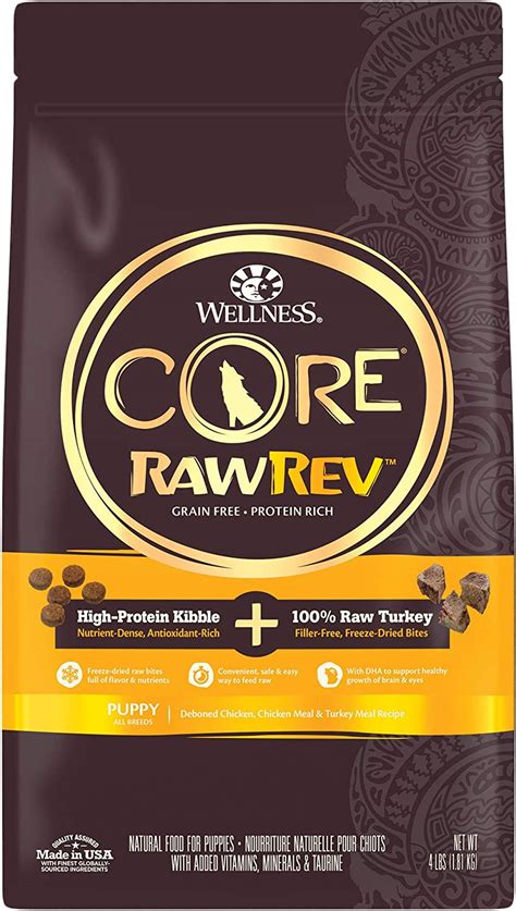 Wellness Core Rawrev Grain Free Dry Puppy Food Natural