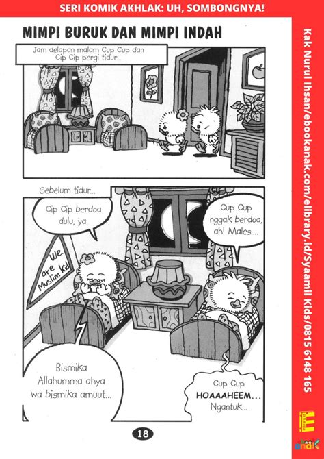 Seri Komik Akhlak: Mimpi Buruk dan Mimpi Indah (1) | Ebook Anak - Ebook