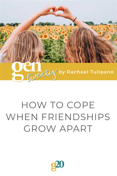 How To Cope When Friendships Grow Apart Gentwenty