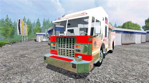 Us Fire Truck V20 For Farming Simulator 2015